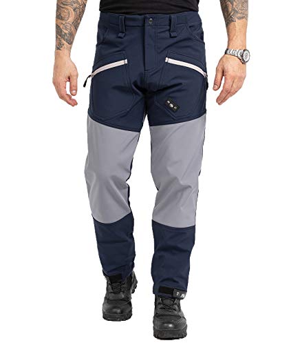 Rock Creek Outdoorhose Blau, Grau